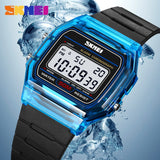 SKMEI 2056 Electronic Watch Men Women Fashion Waterproof Sport Calendar Date Wristwatch Countdown Clock Boy Girl Reloj Masculino