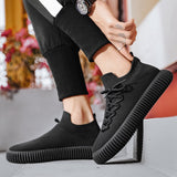 2023 Autumn New Men Shoes Brown/Black Men's Sneakers Chunky Men Shoes Heighten Fashion Casual Plus Size Zapatillas Tennis Shoes