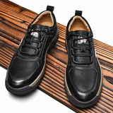 Leather Mens Casual Shoes Business Fashion Men Moccasins Luxury Men Leisure Shoes Designer Sneakers Walking Shoes Zapatos Hombre