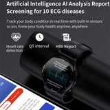 New ECG+PPG Health Smart Watches Men Heart Rate Blood Pressure Fitness Tracker IP68 Waterproof Smartwatch For Android ios Phone