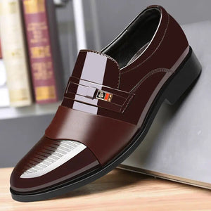 Fashion Business Dress Men Shoes Formal Slip On Dress Shoes Mens Oxfords Footwear High Quality Leather Shoes For Men Loafers