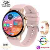 2023 Bluetooth Call Women Smart Watch AMOLED Full Touch Fitness IP68 Waterproof Men Smartwatch Lady Clock + box For Android IOS