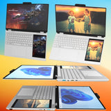 Dual-screen Laptop intel Celeron N5105 4 Core 4 Thread 2.0GHz 15.6-inch IPS 2K four-sided narrow screen 7-inch IPS Touch screen