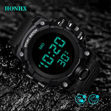 Honhx Luxury Mens Digital Led Watch Date Sport Men Outdoor Electronic Watch Watch For Men Free Shipping Erkek Kol Saati Relógios
