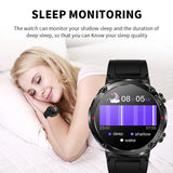 LIGE Bluetooth Call Men Smart Watch 600 mAh Large Battery 1.6 inch 400*400 HD Screen IP68 Waterproof Smartwatch Sport Bracelet