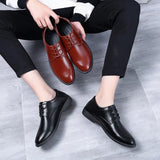 Men Dress Shoes Original Men's Leather Casual Fomer Designer Suit Business Shoes for Free Shipping 2023 Moccasin Shoe To Wear