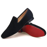 Loafers Red Bottom Shoes for Men Party Slip-On Breathable Brown Black Shoes for Men with Free Shipping Size 38-48 Dress Shoes