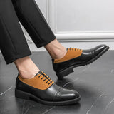 Men's Shoes Fashion Male Coiffeur Shoes Leather Classic Men Shoes for Wedding 2023 New Arrival Men's Lace-Up Dress Oxfords Shoes