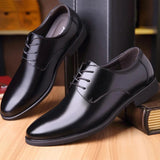 British Business Dress Shoes Work Shoes Elegant Men's Wedding Shoes Non-slip Wear-resistant Men's Leather Shoes Dress Shoes Men