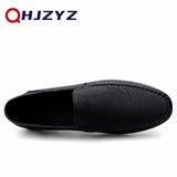 Genuine Leather Men Shoes Casual Formal Mens Loafers Moccasins Luxury Brand Italian Breathable Slip on Male Boat Shoe Size 46 47