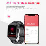 LIGE New Body Temperature Smart Watch Men Blood Oxygen Monitor Sports Fitness Men Watches Custom Watch Dial Men Smartwatch 2023
