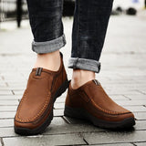 Men Casual Shoes Brand 2022 Fashion Mens Loafers Moccasins Breathable Slip on Retro Driving Shoes Men Sneakers Plus Size 39-48