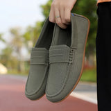 Men Shoes Loafers Luxury Trendy 2022 Casual Slip on Formal Loafers Summer Men Moccasins Mesh Black Male Driving Shoes Sneakers