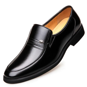 Luxury Business Oxford Leather Shoes Men Breathable Rubber Formal Dress Shoes Male Office Wedding Flats Footwear Mocassin