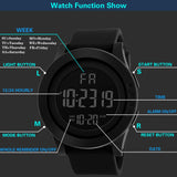Fashion Men'S Multifunctional Electronic Watch Luxury Mens Led Digital Display Watch Date Sport Women Outdoor Electronic Watch