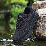 New Non-slip Wear Resistant Breathable Splashproof Climbing Men Sneaker Hunting Mountain Shoes Men‘s Outdoor Hiking Shoes