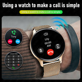 LIGE Bluetooth Call 2023 Smart Watch Women Amoled 466*466 HD Display Clock Sports Waterproof Smartwatch For Men Huawei Xiaomi