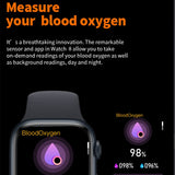 2023 SmartWatch Women NFC Smart watch Men Bluetooth Call Wireless Charging Bracelet HD Large screen New Blood oxygen waterproof