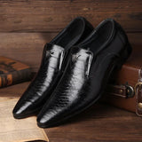 2023 Men Shoes Retro Dress Shoes High Quality Business PU Leather Lace-up Footwear Formal Shoes for Wedding Party Big size 48