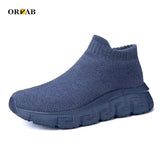 Men Shoes Tenis Masculino Flannel Socks Shoes Fashion Brand Designer Sneakers Slip-On Casual Shoes Zapatillas Mujer Basket Femme