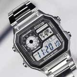 Men Watches Waterproof Military Sports Watch Stainless Steel Business Digital Watch LED Alarm Clock Sport Wristwatch Relogio