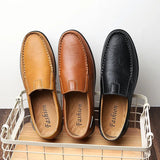 2023 Genuine Leather Men Casual Shoes Brand Italian Men Loafers Moccasins Breathable Slip on Black Driving Shoes Plus Size