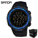 SANDA 6014 New Fashion Military Men's 50M Waterproof Sports Watch for Male LED Electronic Digital Wristwatches Relogio Masculino