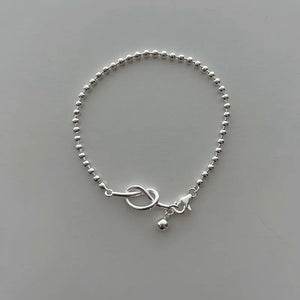 BF CLUB 925 Sterling Silver Bracelet for Women Men Balls Fine Trendy Jelwery Vintage Handmade Hasp Bracelet Birthday Gift