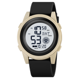 SKMEI 2082 Outdoor Military Mens Watches Back Light Stopwatch 5Bar Waterproof Date Countdown Sports Men Wristwatch Clock Reloj