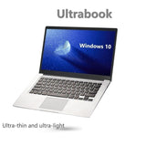 14inch Notebook windows 10pro Office netbook 6GB RAM 500GB ROM Keyboard Ultrabook