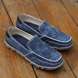 Hot 2023 Summer New Men's Canvas Boat Shoes Breathable Fashion Casual Soft Driving Shoes Lightweigh Slip On Loafers Big Size 48