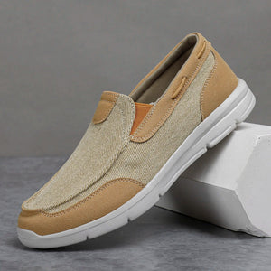 Men Canvas Casual Shoes Breathable Loafers Boat Shoe Men 2023 Male Comfortable Outdoor Walking Classic Loafers Men Sneakers