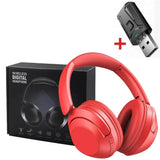Shoumi 15 Hour Wireless Headset Bluetooth Headphone 5.3 Large TV Earphone Rotate Big Earmuffs with USB Adapter for Television PC