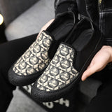 New Shoes for Men Fashion Canvas Casual Shoes Spring Summer Breathable Trend Loafers Youth Street Cool Slip-on Flats Shoes