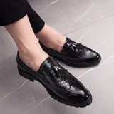 Fashion Shoe Office Shoes for Men Casual Shoes Breathable Leather Loafers Driving Moccasins Comfortable Slip on 2019 Three Color