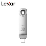 Lexar JumpDrive Solid State Dual Drive D50E USB 3.2 Type-C Flash Drive Max 400Mb/s Read 128G 256GB Pendrive for iPhone 15 Tablet