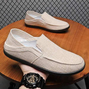 Mens Canvas Shoes slip on Fashion Sneakers Breathable Men Tenis Masculino Leisure Walk Flats Male Treking Shoes men moccasins