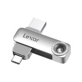 Lexar JumpDrive Solid State Dual Drive D50E USB 3.2 Type-C Flash Drive Max 400Mb/s Read 128G 256GB Pendrive for iPhone 15 Tablet
