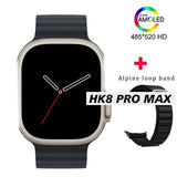 2023 New HK8 Pro Max Ultra Smart Watch Men Series 8 49mm 2.12 Inch High Refresh Rate AMOLED Screen Watch NFC Compass Smartwatch