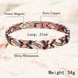 Magnetic Bracelets for Women Arthritis Pain Relief Slimming Therapy Adjustable Bangle Bracelet Jewelry Gift for Women Men