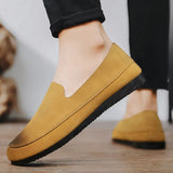 2023 New Men Casual Shoes Loafers Summer Flats Slip-on Suede Shoes Men Design Moccasins Comfort Soft Driving Shoes Male Footwear
