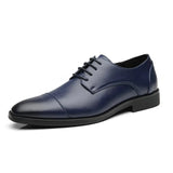 Men's Classic Retro Derby Shoes Mens Business Dress Office Leather Shoe Flats Men Fashion Wedding Party Oxfords EU Size 37-48
