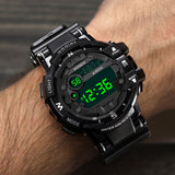 Fashion Men Waterproof Led Digital Date Military Sport Rubber Quartz Watch Alarm часы мужские Relogio Masculino Reloj Hombre #25