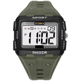 SYNOKE Mens Watch Digital Waterproof 50M Big Screen Numbers Sport Watch Military Army Watches Male Stopwatch Reloj Hombre