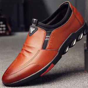 Fashion Men Leather Shoes Daily Office Sneakers Zapatos Hombre Casual Loafers Comfortable Soft Driving Walking Shoes Men Loafers