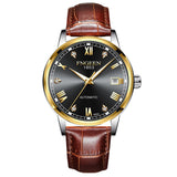 Top Brand Luxury Automatic Mechanical Men Watches Fashion Stainless Steel Dress Business Waterproof Male Wrist Watch Masculino