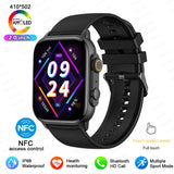2023 HK9 Ultra Smart Watch Men HK8 47mm 2.0 Inch High Refresh Rtae AMOLED Screen NFC Bluetooth call Smartwatche For Apple Huawei