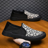 New Shoes for Men Fashion Canvas Casual Shoes Spring Summer Breathable Trend Loafers Youth Street Cool Slip-on Flats Shoes