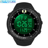 SYNOKE Watch Outdoor Sports Multifunctional Waterproof Shock Resistant Large Screen Display Luminous LED Digital Watch For Men