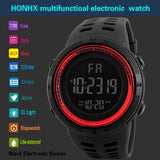 2023 New Fashion Multifunction Sports Watch Display Date Calendar Week Alarm Unisex Watch Men'S And Women'S Universal Watch